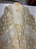 Blush Meets Ivory – Chikankari Straight Suit Set ⭐