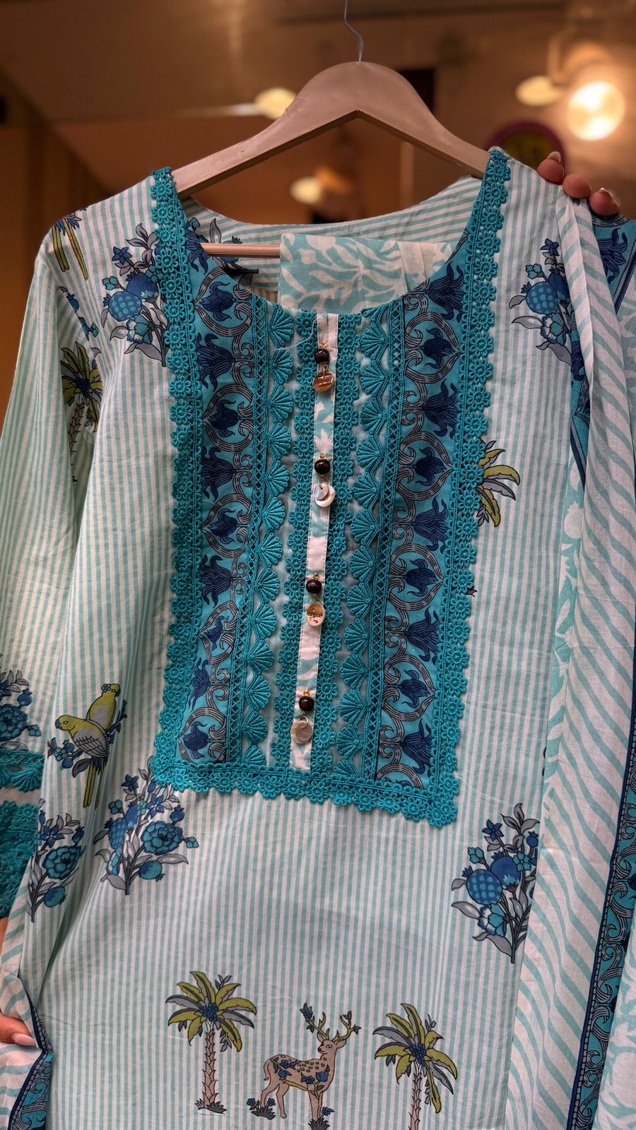 Whispered Lace Bloom Suit Set