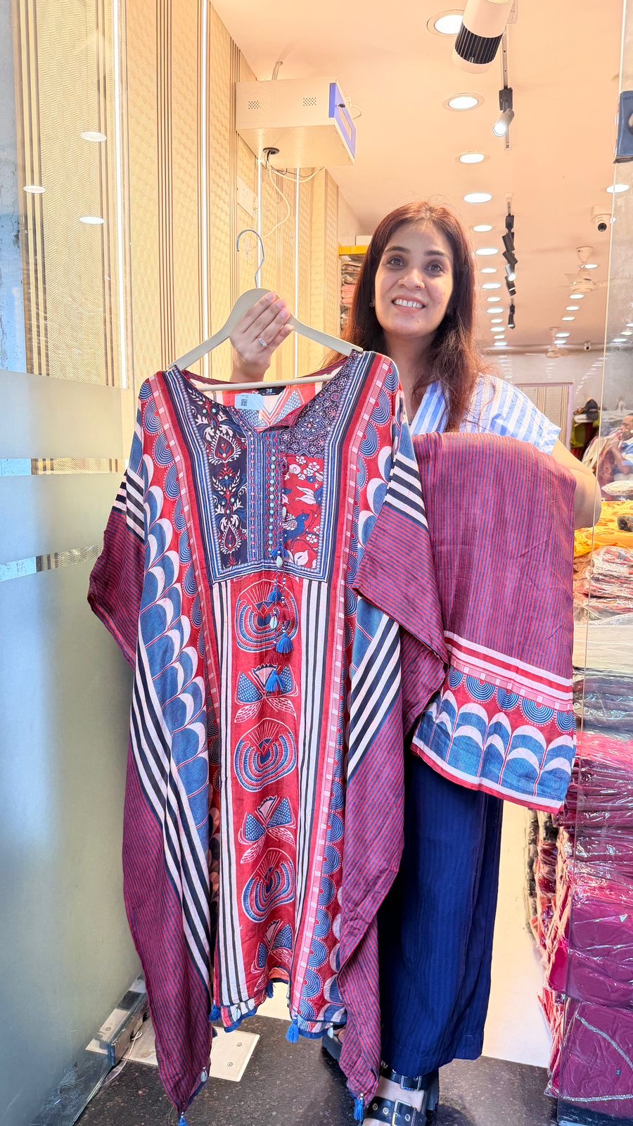 Crimson Tide Artisan Kaftan