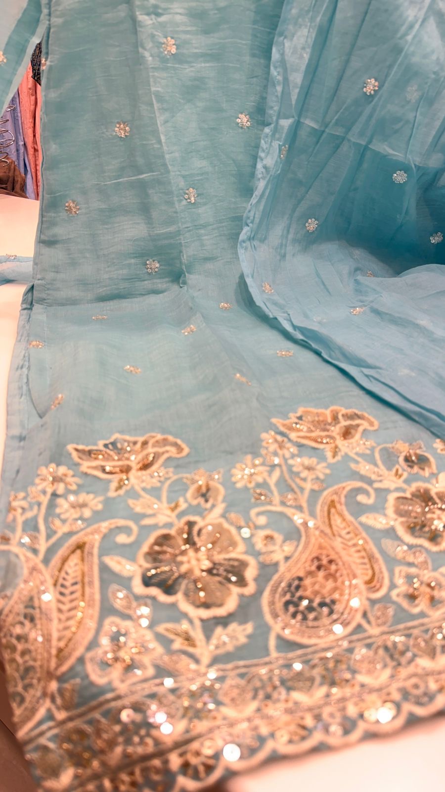 Featherlight Mul Chanderi Story