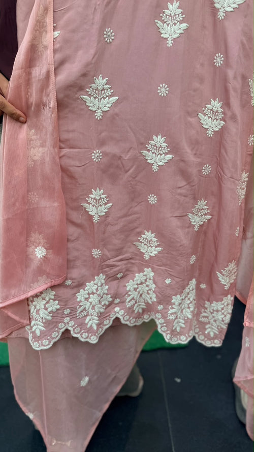 The Art of Soft Elegance – Pure Masleen Embroidered Suit Set