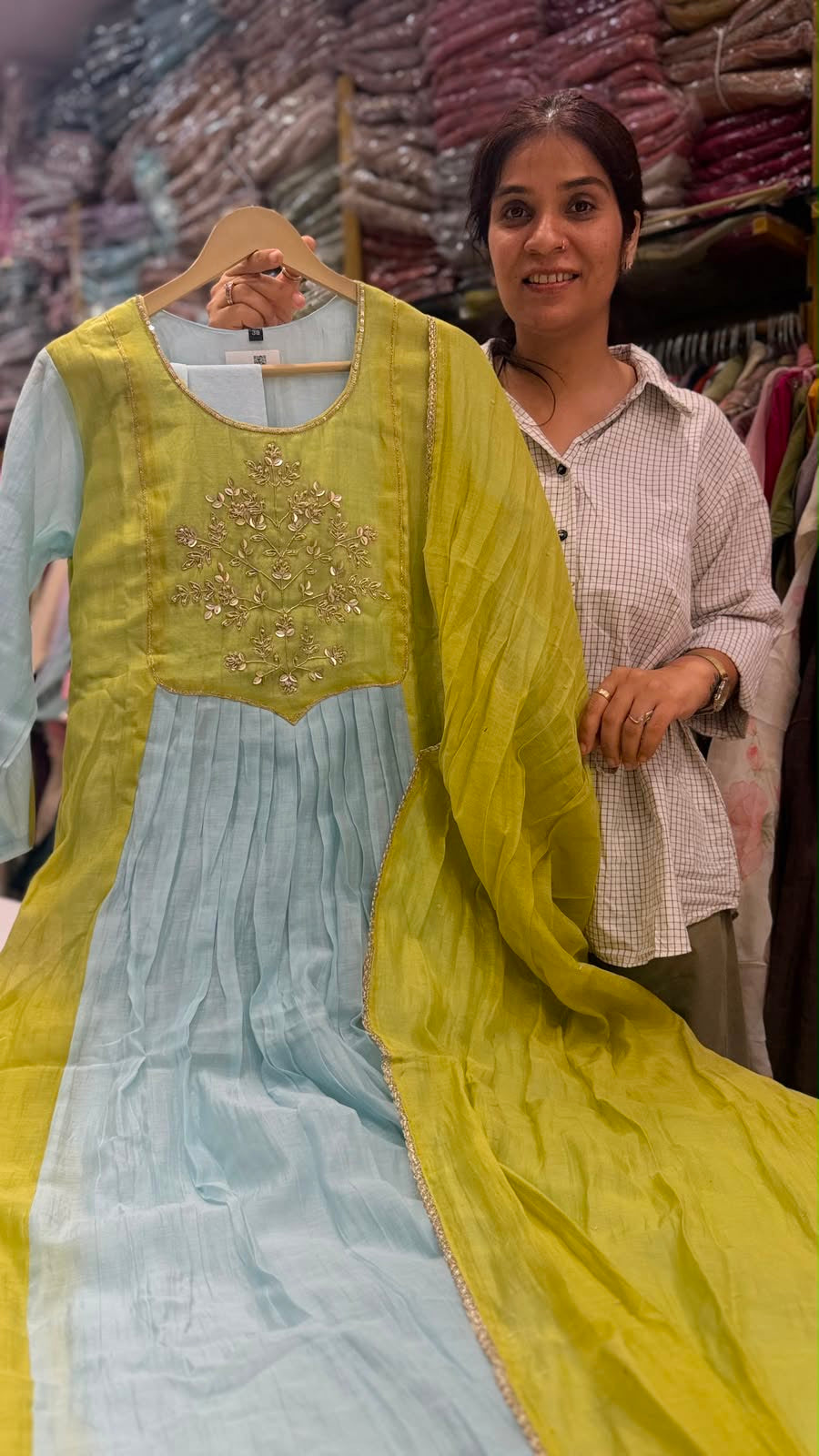 ~ Windsor Bloom Mul Chanderi ~