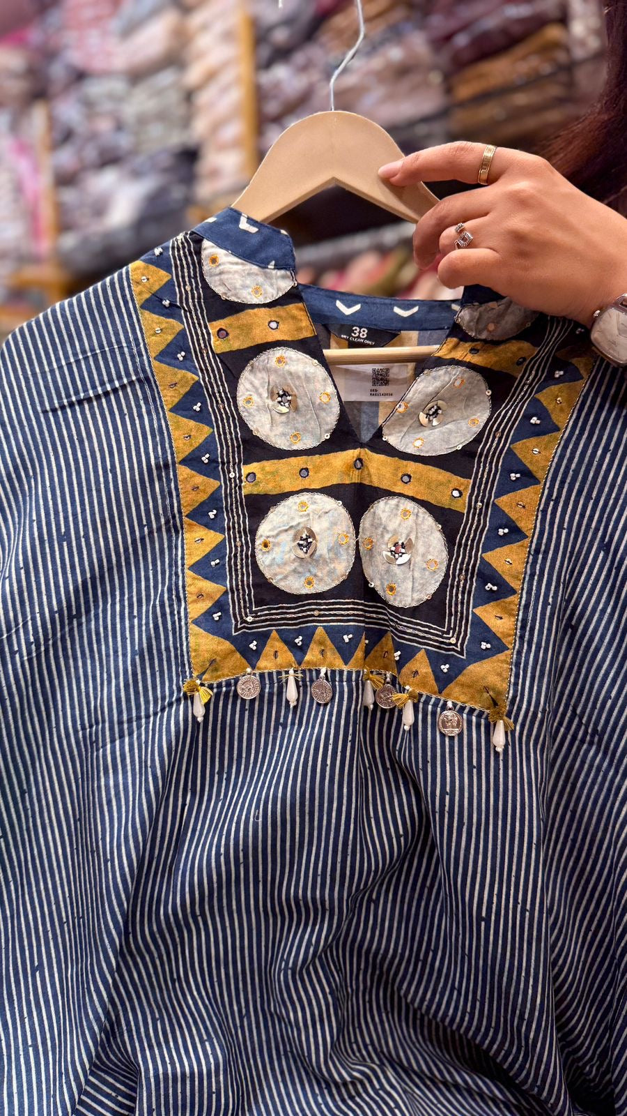 Twilight Indigo Kaftan Set