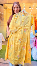Sunlit Blossom Mul Cotton Kurta Pant