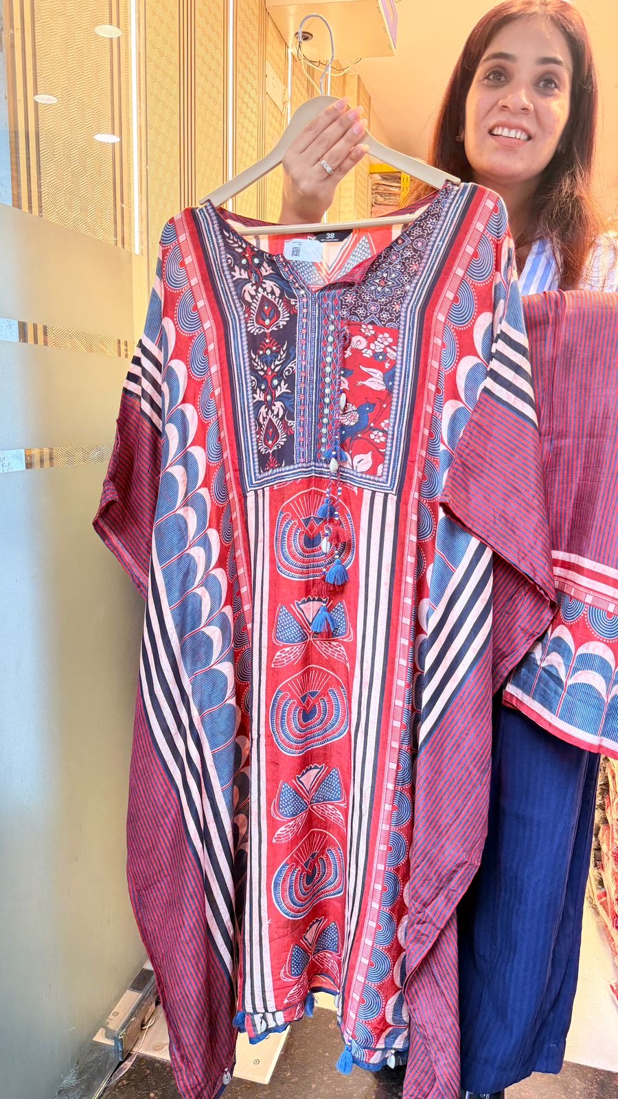 Crimson Tide Artisan Kaftan