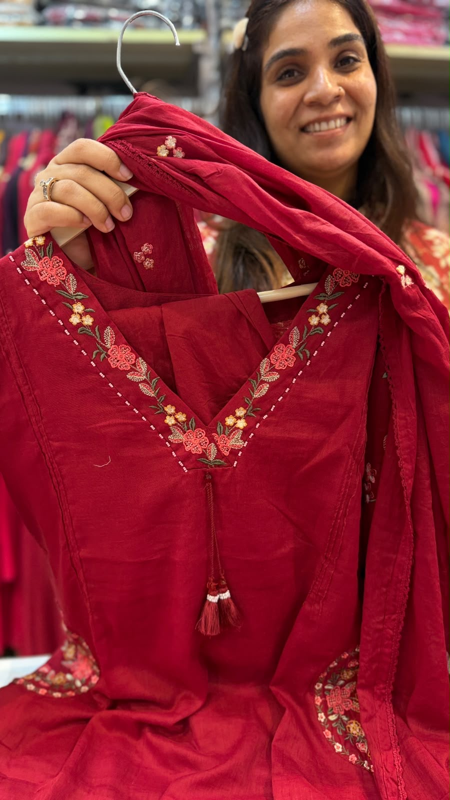 The Wildflower Detail – Embroidered Suit Set