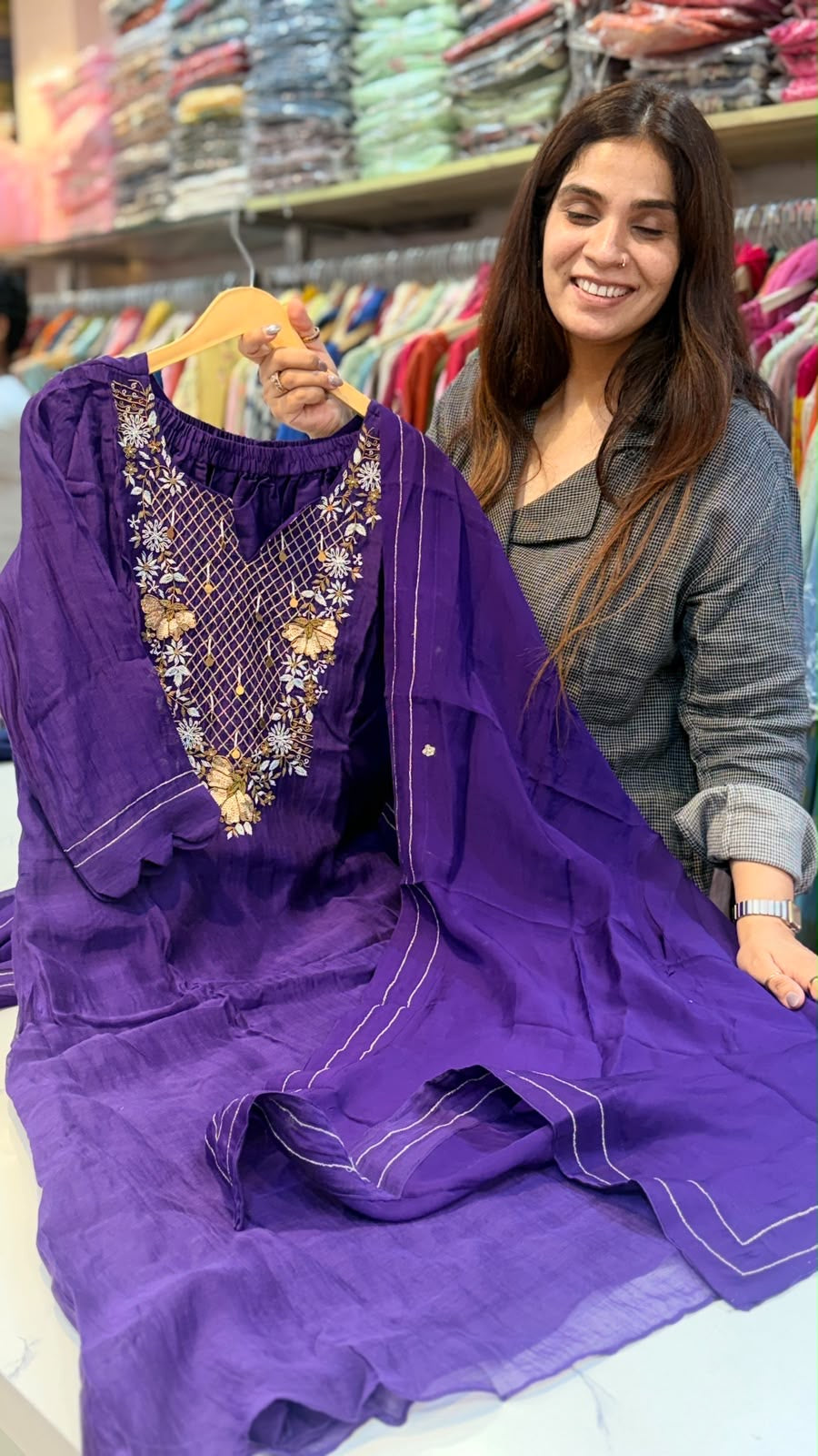 The Detail Equation – Mul Chanderi Suit Set ⭐