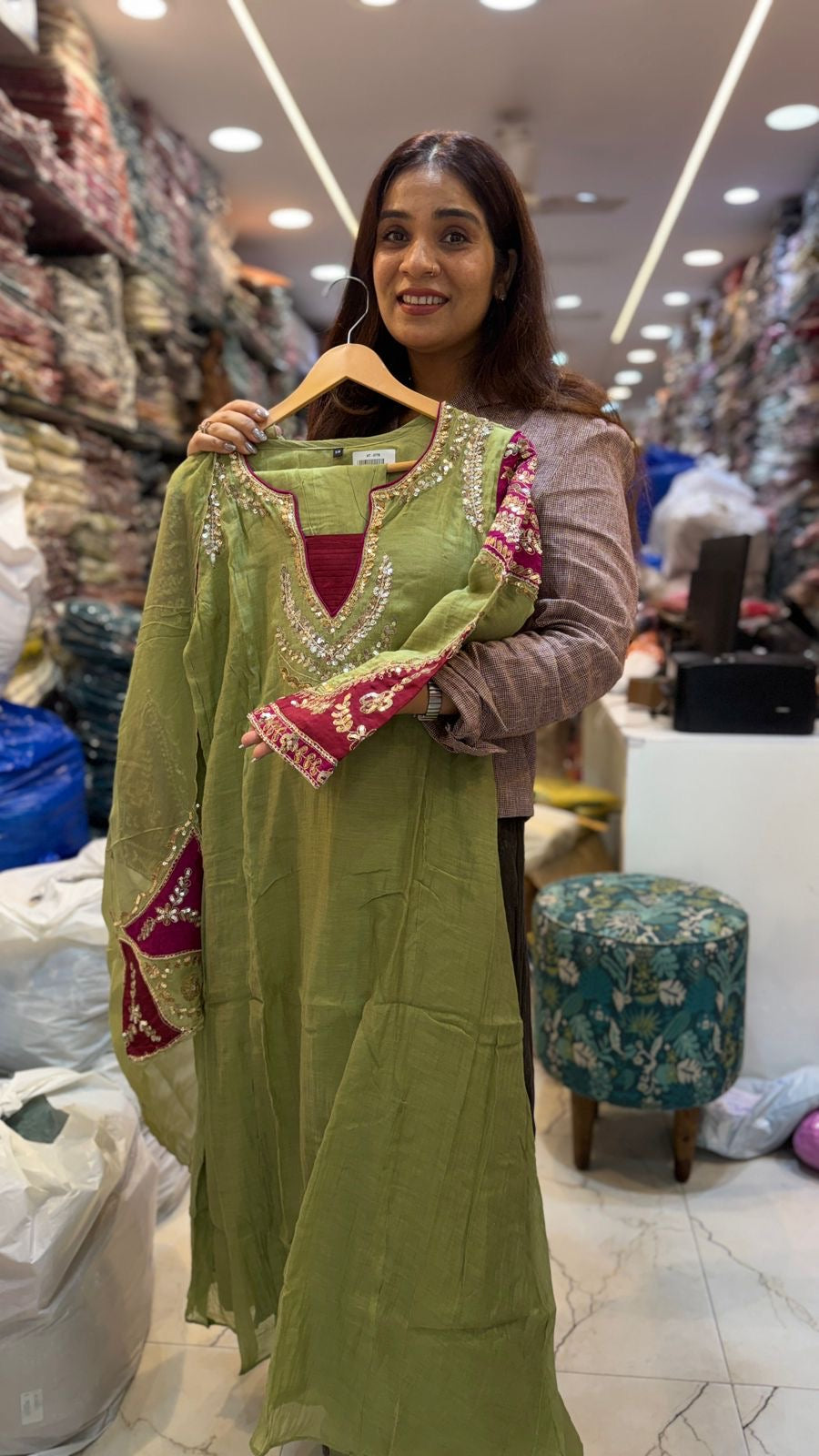 The Detail Theory – Mul Chanderi Suit Set