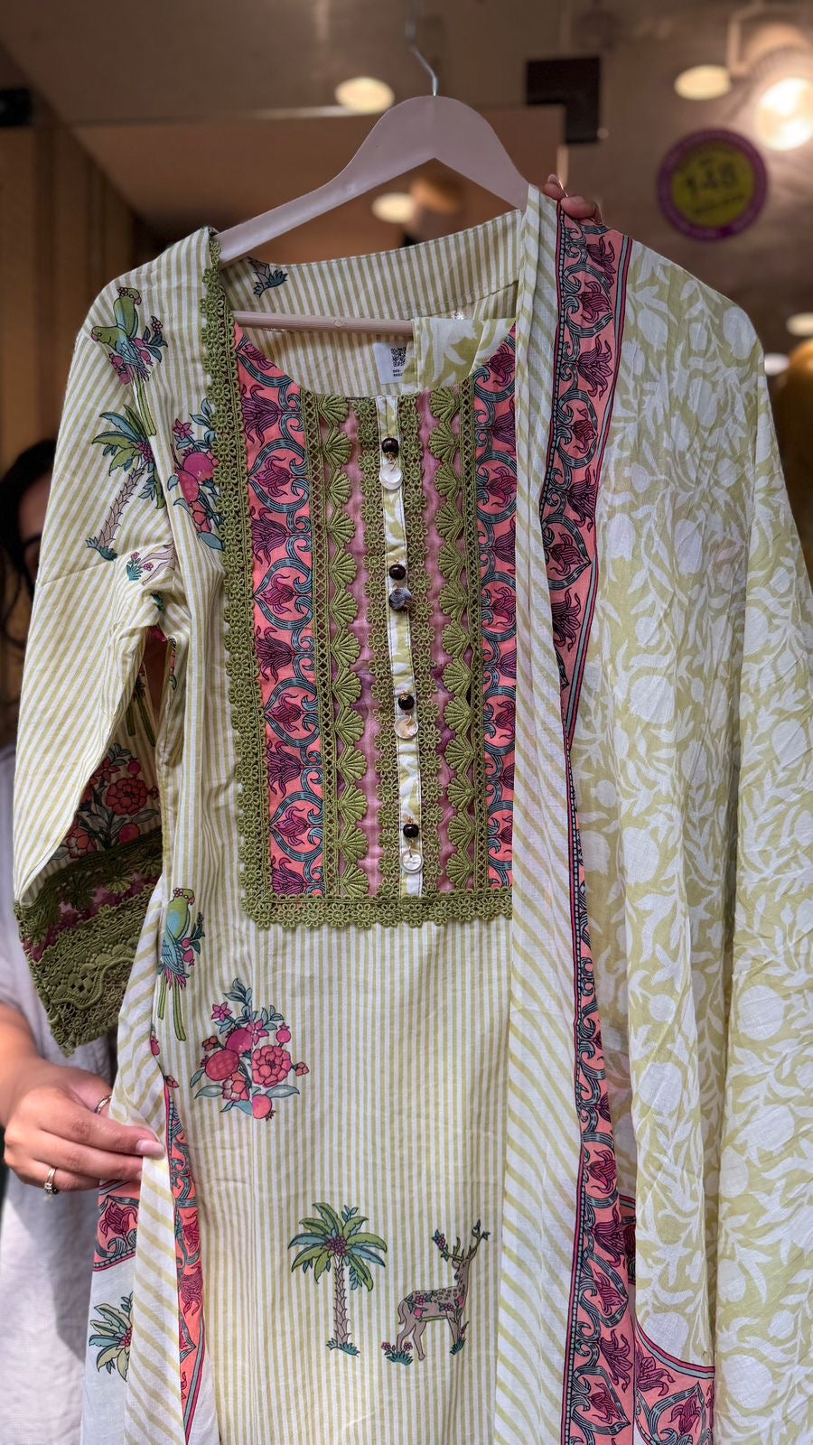 Whispered Lace Bloom Suit Set