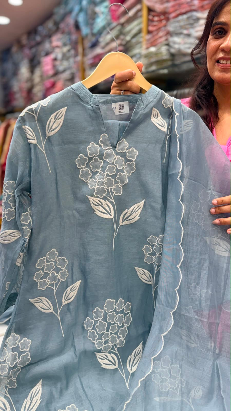Flora Bloom – Aliya Inspired Mul Chanderi Edit