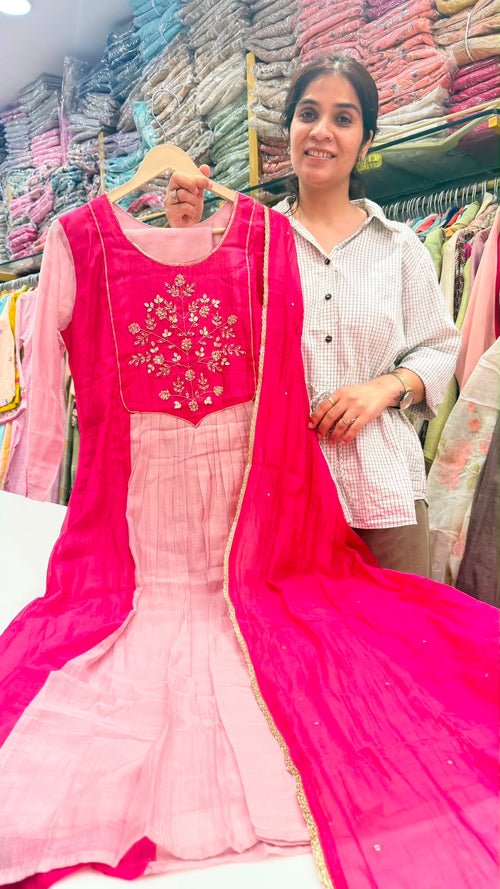 ~ Windsor Bloom Mul Chanderi ~