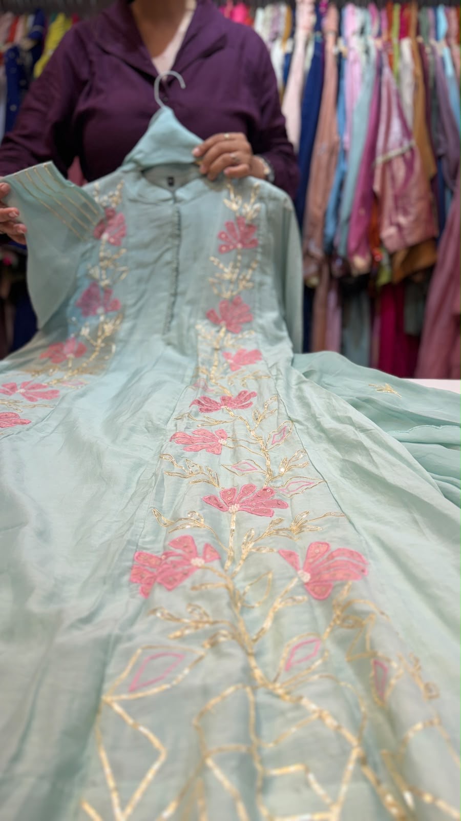 Golden Bloom Atelier – Mul Chanderi Collection