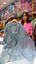 Flora Bloom – Aliya Inspired Mul Chanderi Edit