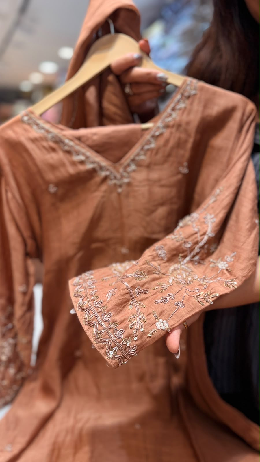 The Copper Code – Mul Chanderi Suit Set