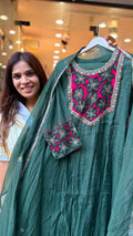Scarlet Society - Luxe Cutwork Mul Chanderi Suit Set