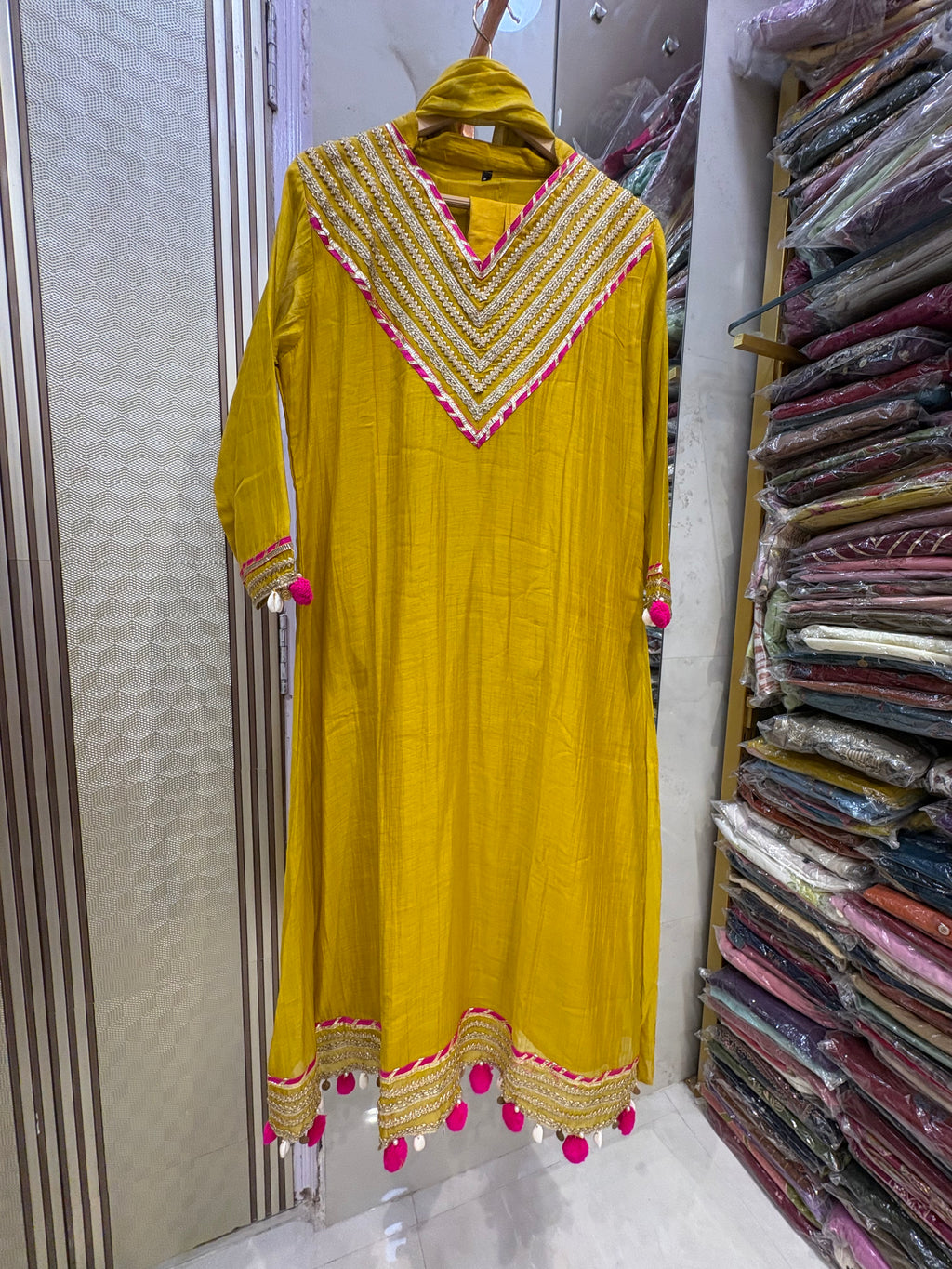 Sunshine in Gold – Festive Suit Set
