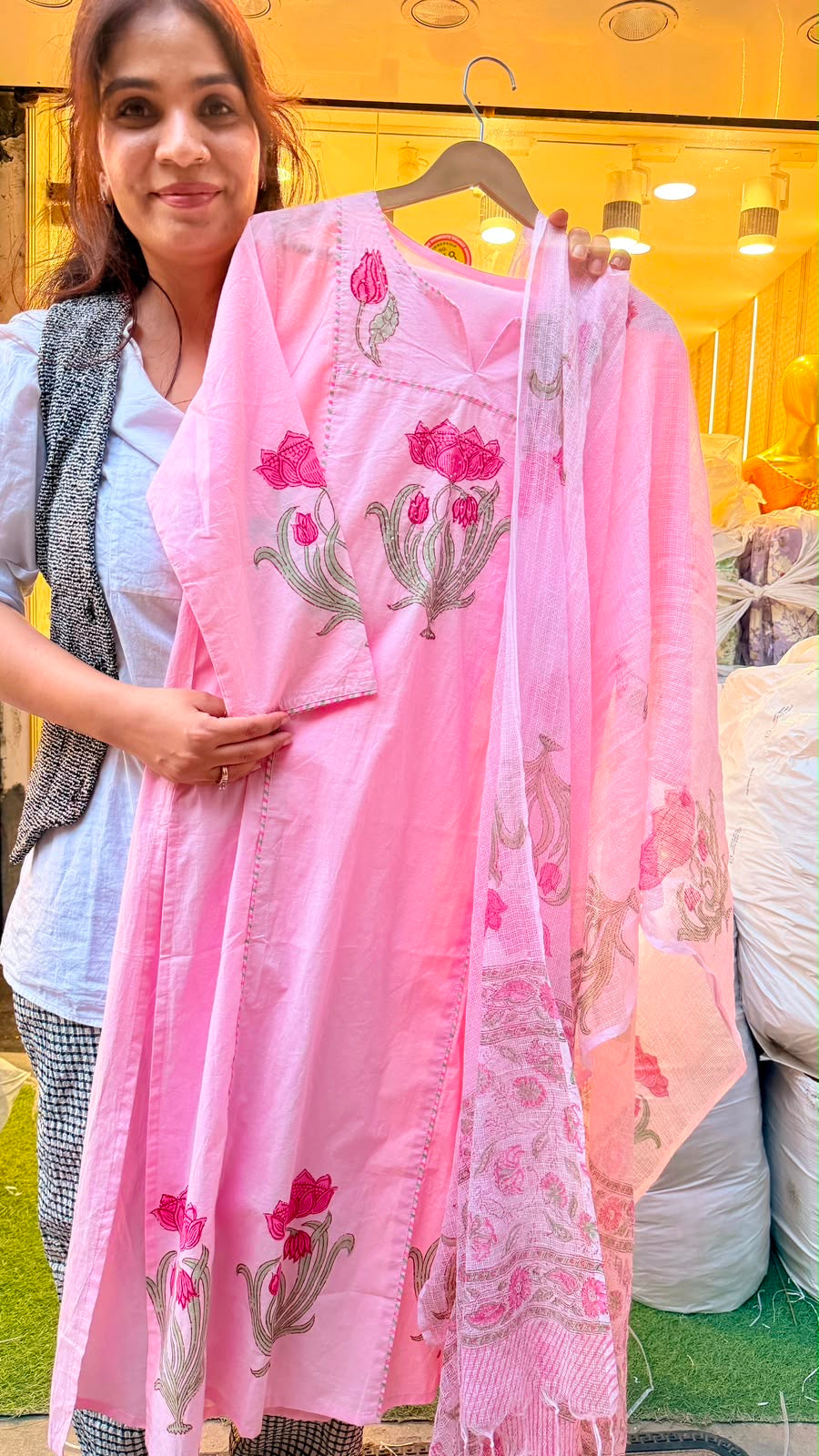 Petaline Muse— Blush Lotus Suit Set