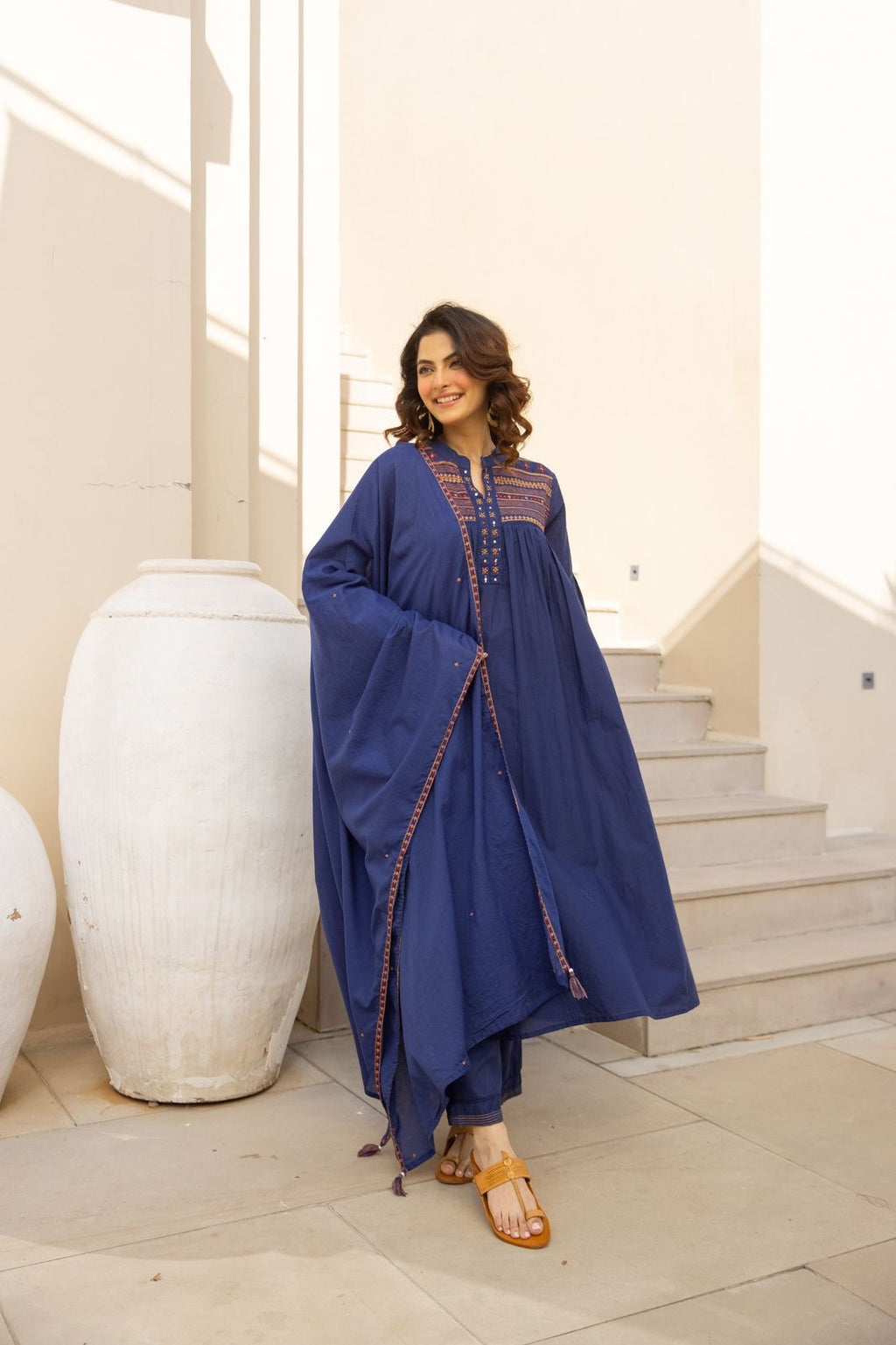 Royal Neel Embroidered Suit Set