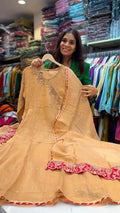 Rosé Royale – Angrakha Mul Chanderi Suit Set