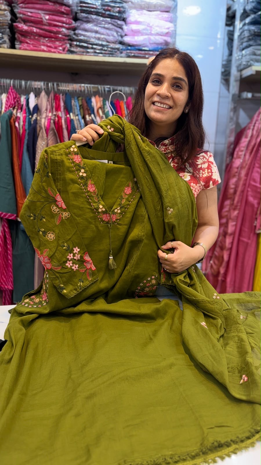 The Wildflower Detail – Embroidered Suit Set