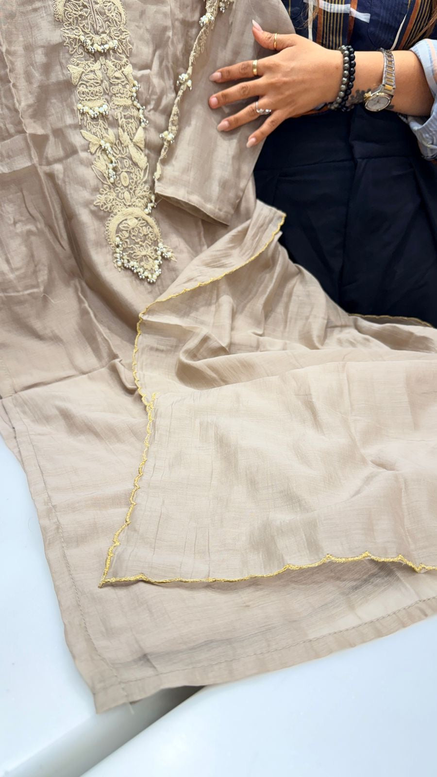 Threads of Love – Mul Chanderi Couture