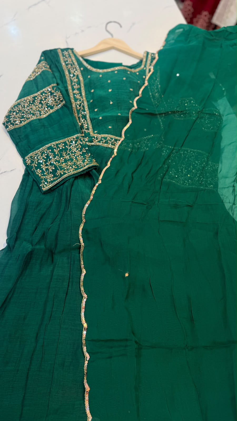 The Golden Affair – Mul Chanderi Suit Set