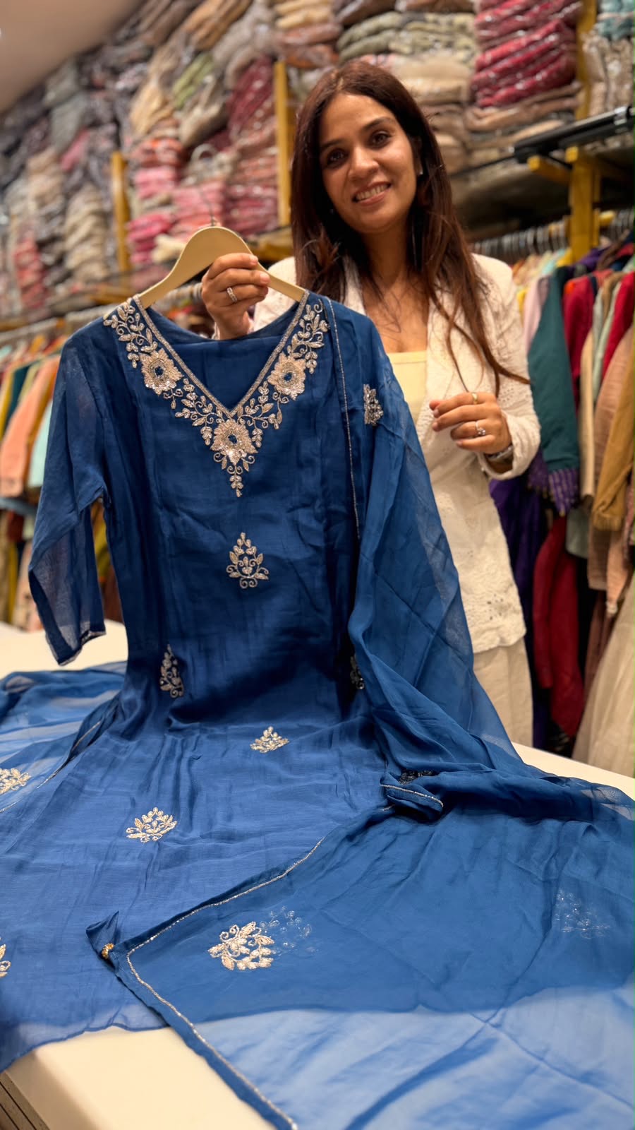 The Enchanted Loom— Mul Chanderi Trinity