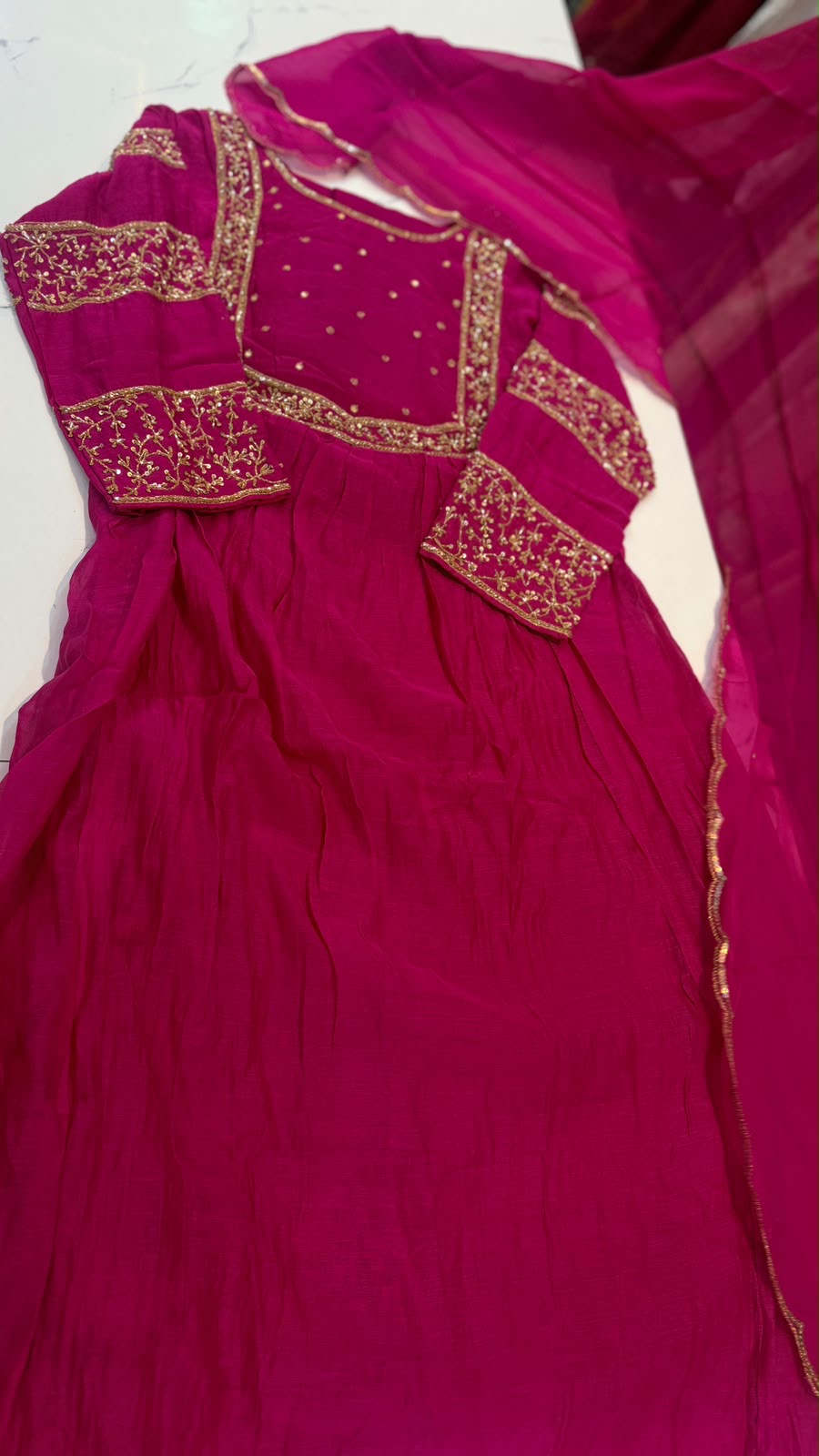 The Golden Affair – Mul Chanderi Suit Set