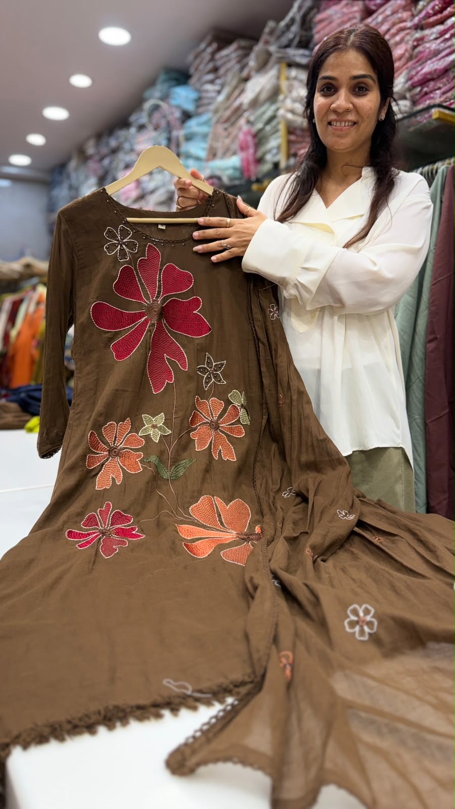Petal Poetry Mul Cotton Saga