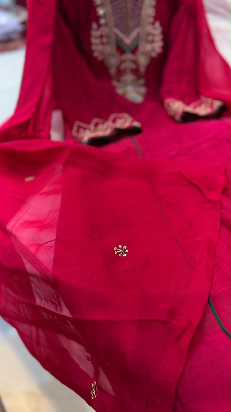 The Jewel Motif – Mul Chanderi Luxe