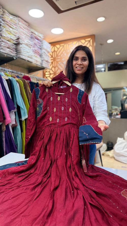 Noor-e-Raaz Wine Anarkali