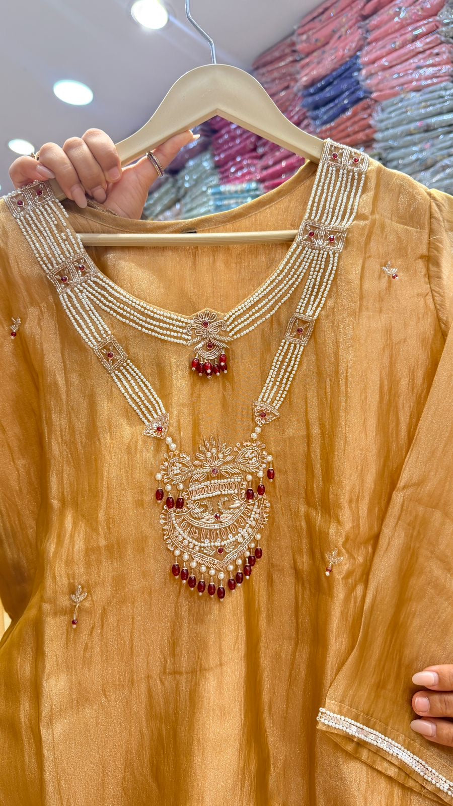 Golden Mehr Tissue Suit Set