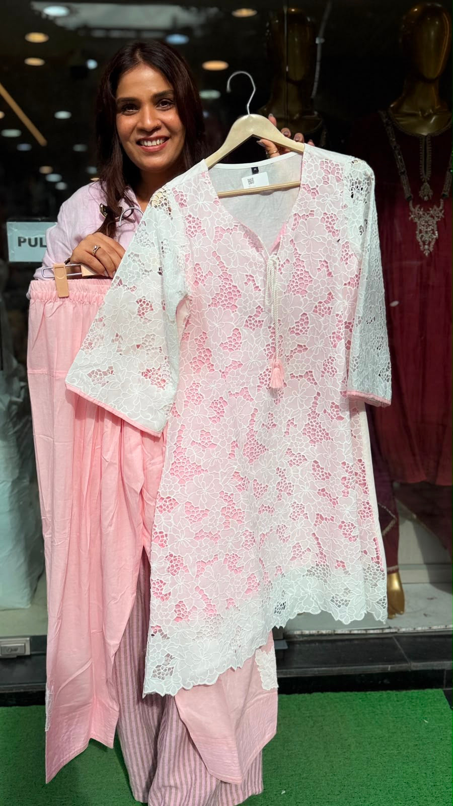 Petals Over Pink – Faarsi Co-ord Set ⭐