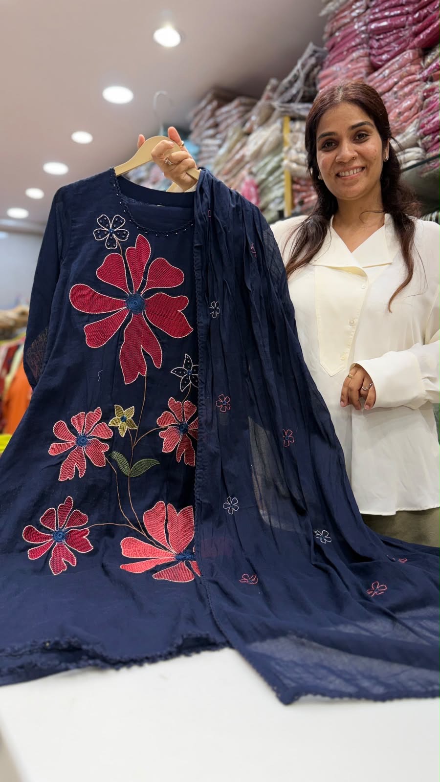 Petal Poetry Mul Cotton Saga