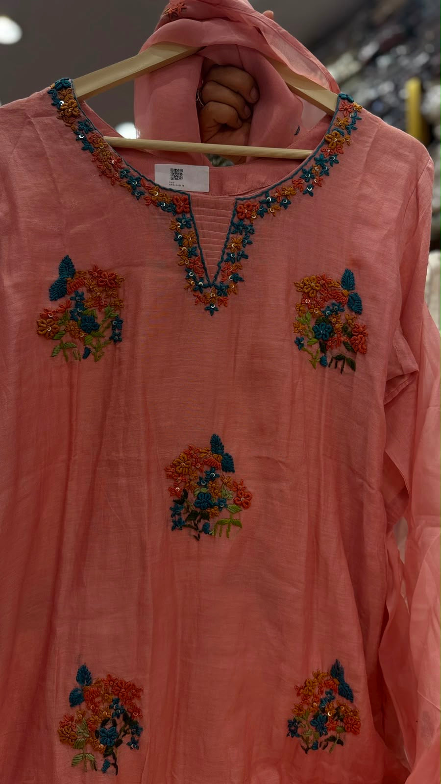 Marigold Muse Mul Chanderi