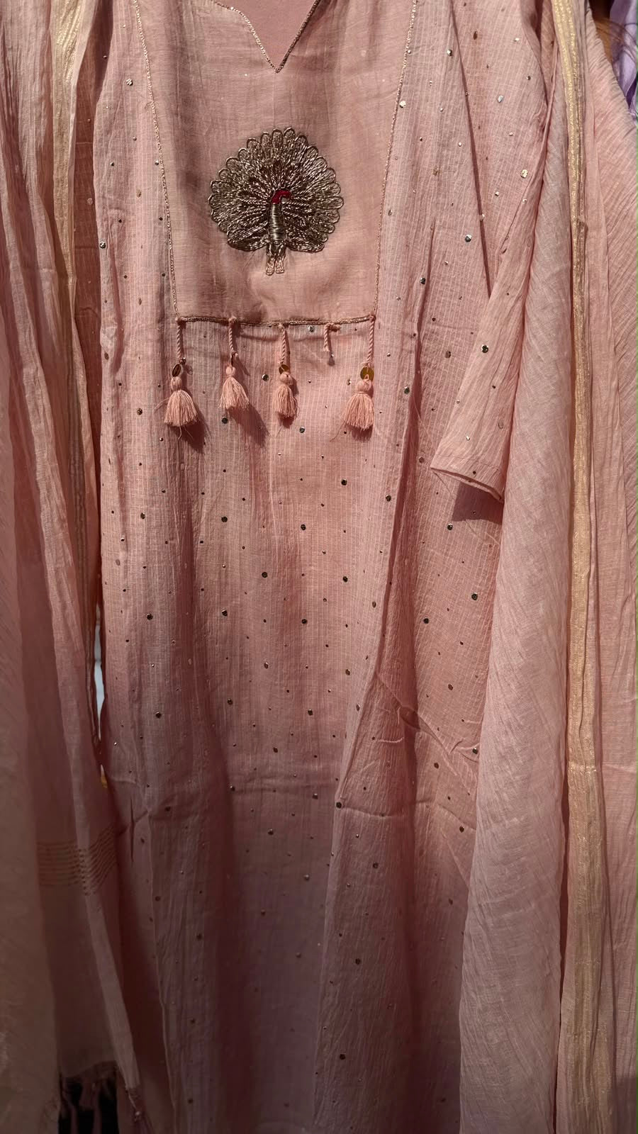 Blush Peacock Radiance Suit Set