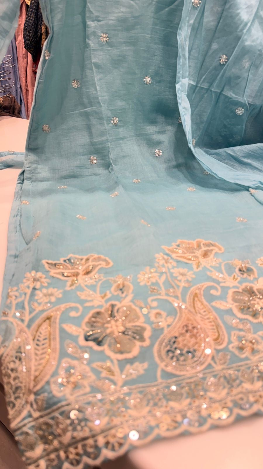Featherlight Mul Chanderi Story