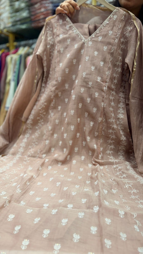 Dust Rose’ Mul Chanderi