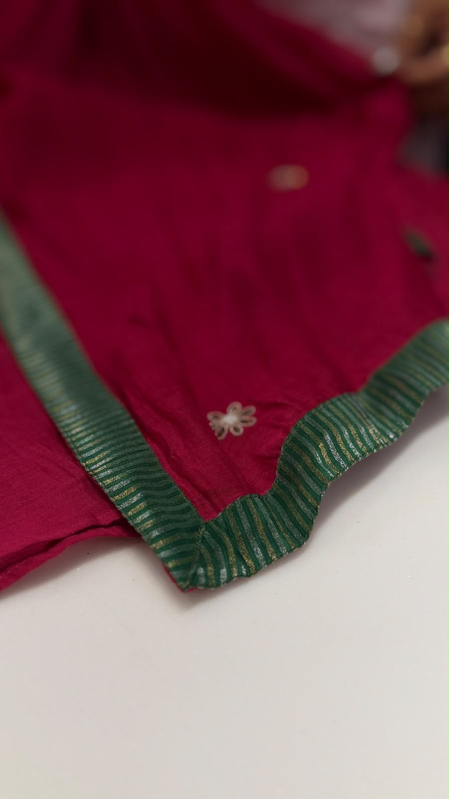 The Palace Detail – Mul Chanderi Suit Set