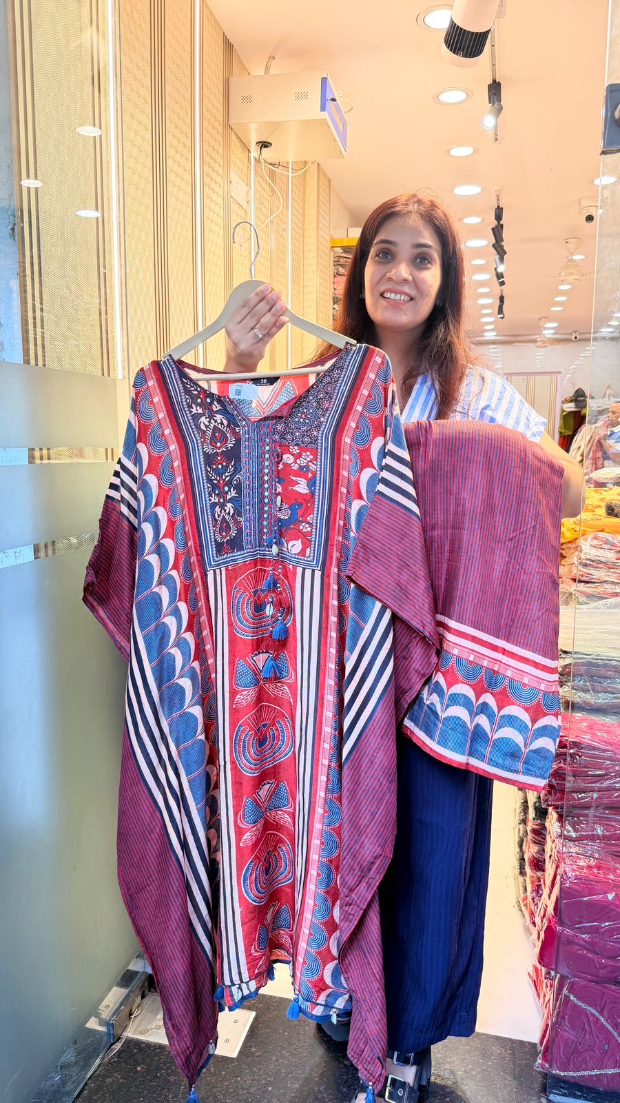 Crimson Tide Artisan Kaftan