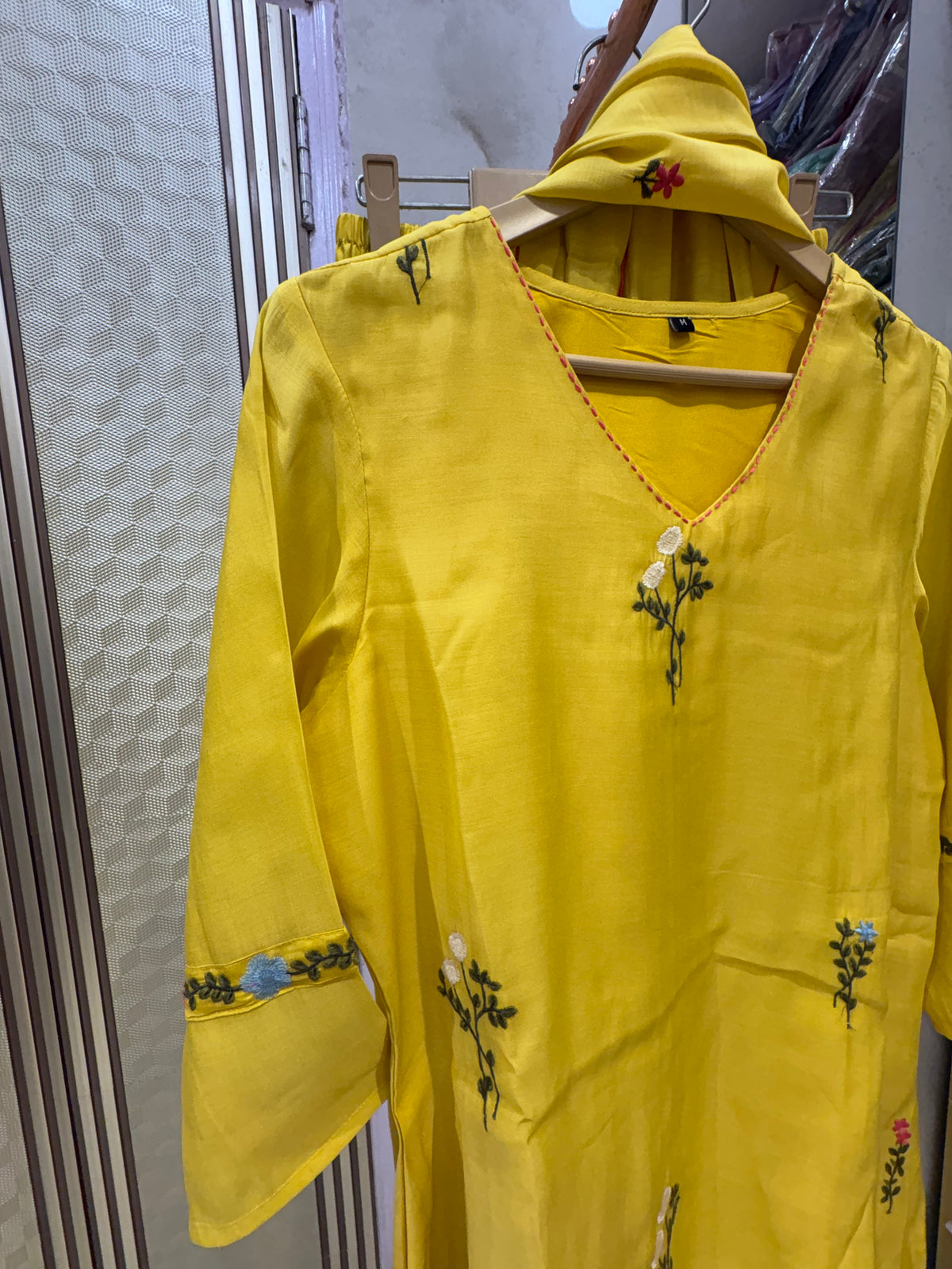 Sunshine, Stitched with Little Dreams – Faarsi Salwar Suit Set ✨