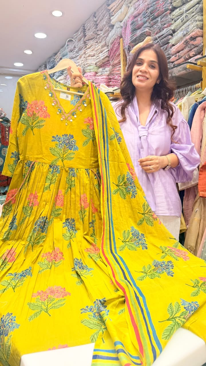 The Secret Garden Anarkali Collection