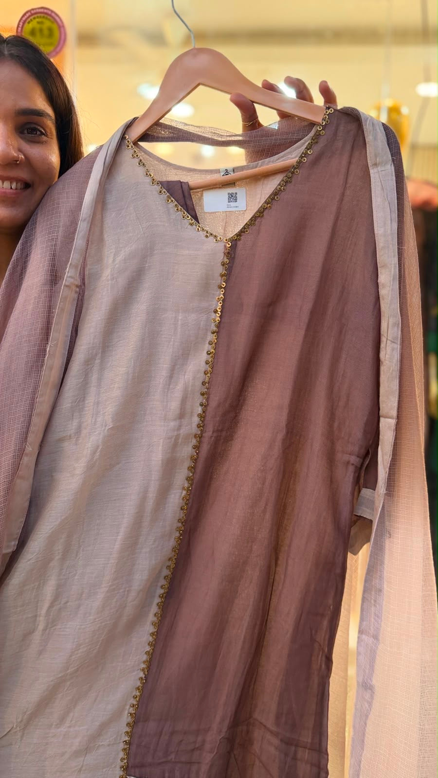 Two Moods, One Muse –Mul chanderi Luxe