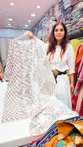 Ivory Paisley Whisper Mul Cotton Suit Set