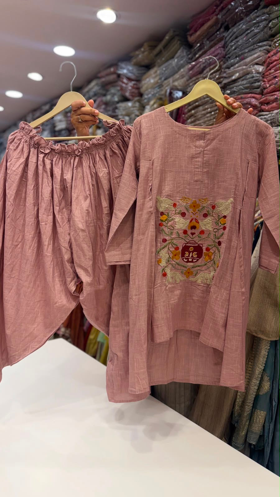 The Royal Harvest Co-ord Set— Mul Chanderi