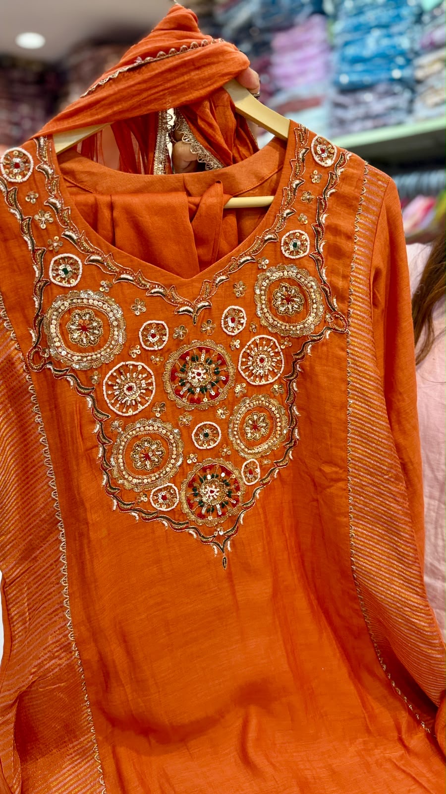 Circles of Celebration – Embellished Suit Set