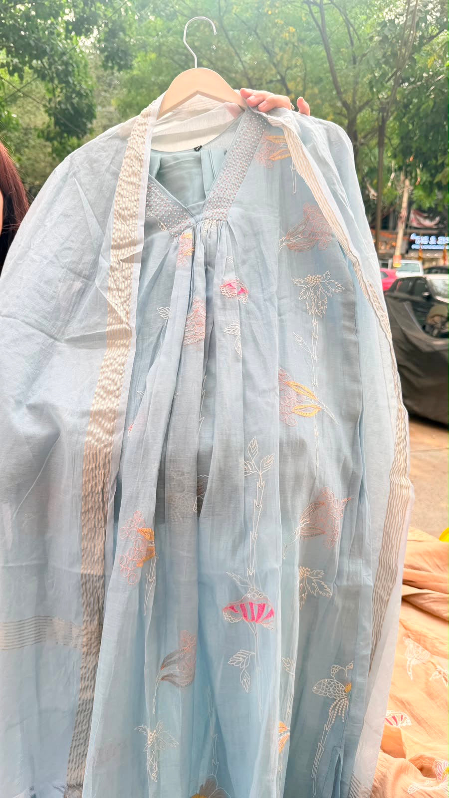 Mornings Wrapped in Mul Chanderi — Luxe