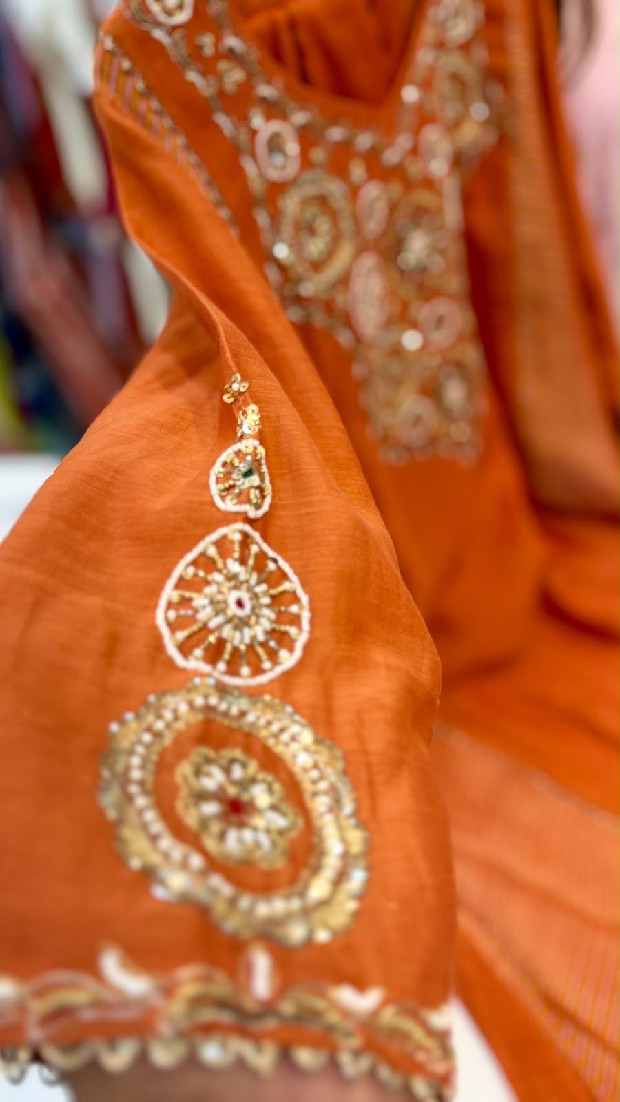 Circles of Celebration – Embellished Suit Set