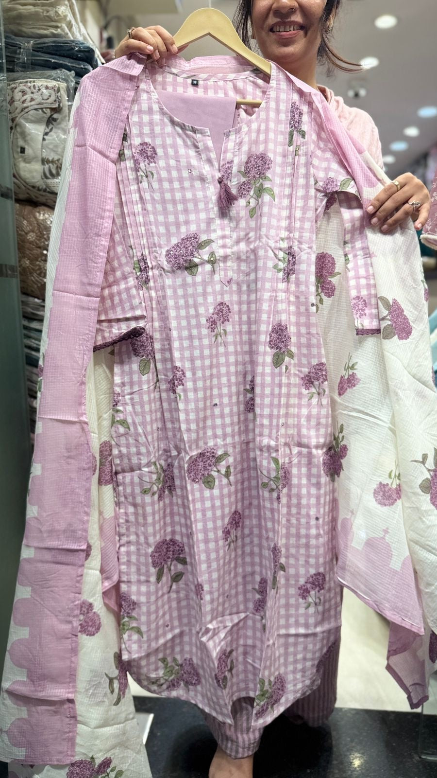 The Blooming Courtyard Suit Set