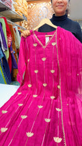 Lotus Veil Luxe Mul Chanderi Set